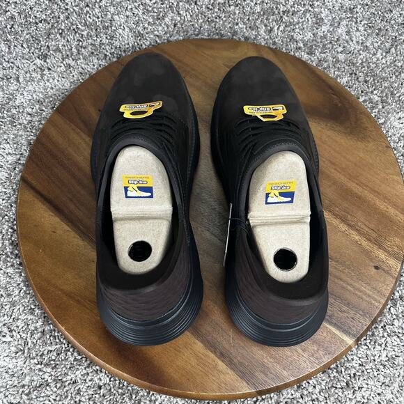 Skechers Mens Size 12 Slip-ins Garza Gervin 205046 Brown Memory Foam Sneakers - Picture 7 of 13